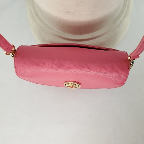 AUTHENTIC TORY BURCH Pink Robinson Mini Crossbody - Picture 10 of 15